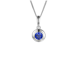 Amore September Birthstone Necklace