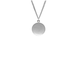 Amore Birthstone Silver Disc