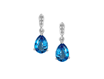 Drizzle Blue Topaz Earrings
