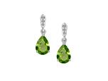 Drizzle Peridot Earrings