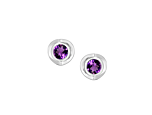 Vivid Purple Earrings