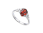Elation Garnet Ring