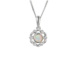 Eagle Eye Opal Necklace