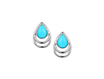 Dualistic Turquoise Earrings