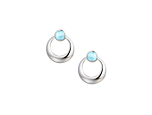 Ringlet Larimar Earrings