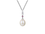 Helios Freshwater Pearl & Pink Sapphire Necklace