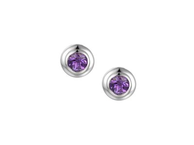 Amore February Birthstone Earrings