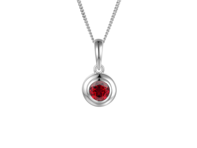Amore July Birthstone Necklace