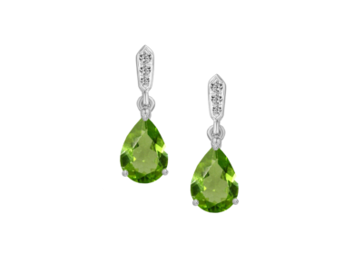 Drizzle Peridot Earrings