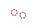 Circle of Life Ruby Earrings