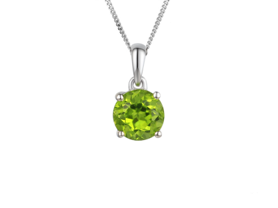 August Birthstone Peridot Purity Necklace