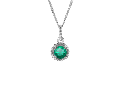 May Birthstone Emerald Vita Necklace