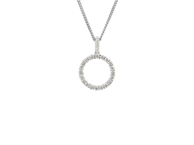 Circle of Life Cubic Zirconia Necklace